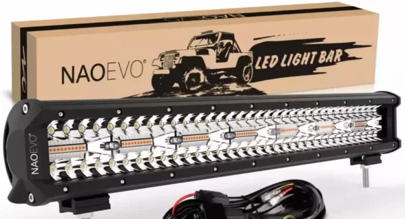 Barra LED 51 cms Blanca/amarilla- 3 funciones